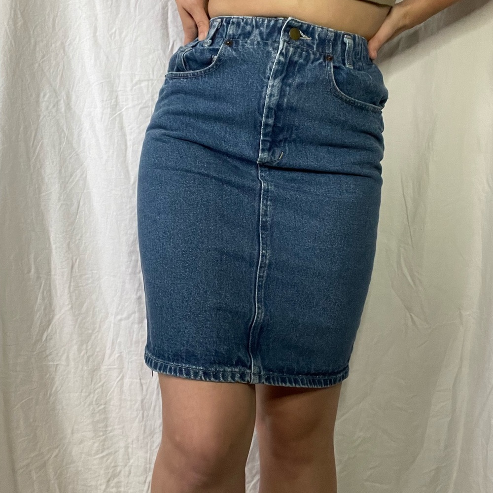 Vintage Essential Sports Denim Skirt